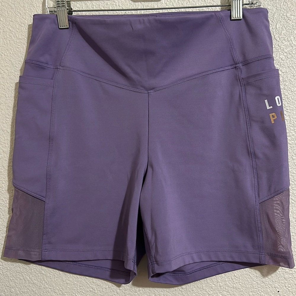 PINK biker shorts